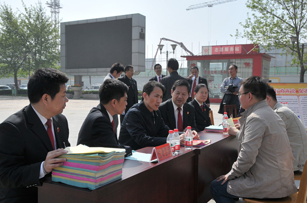 组织安阳县,文峰区,北关区,殷都区,龙安区人民法院及法制办